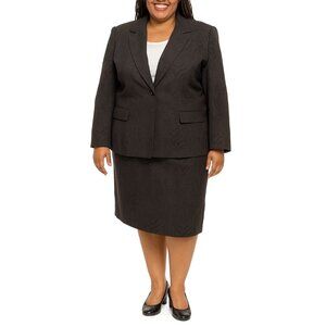 Blacker Woman By Stanley Blacker 2-Piece Blazer Skirt Suit Set Size 22W